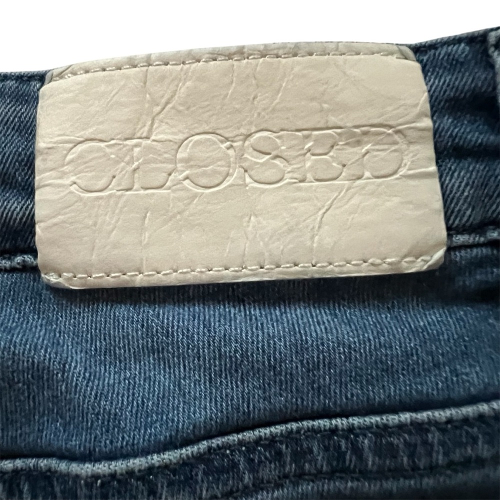 Closed Baker Slim Straight Jeans 29 Candiani Italian Denim Mid Wash Blue - Picture 11 of 16